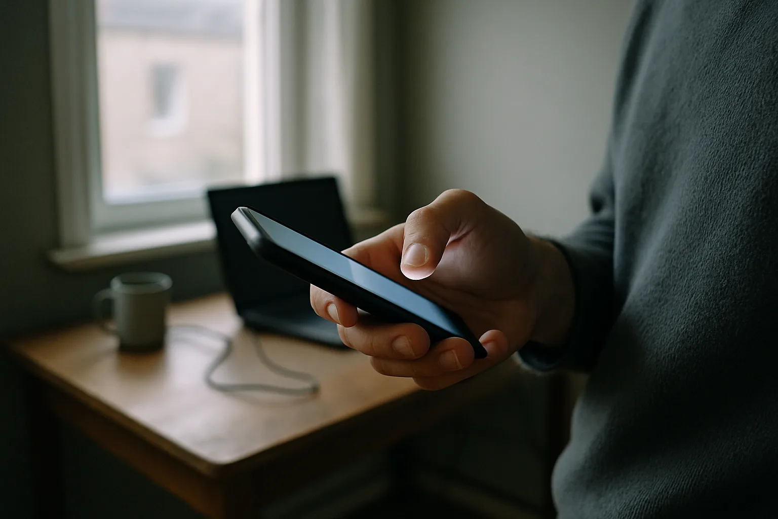 The app, on your phone